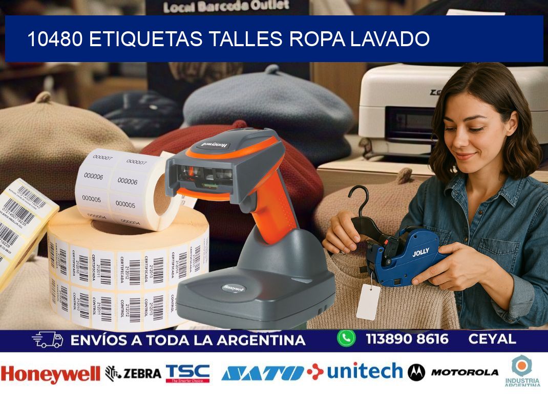 10480 ETIQUETAS TALLES ROPA LAVADO