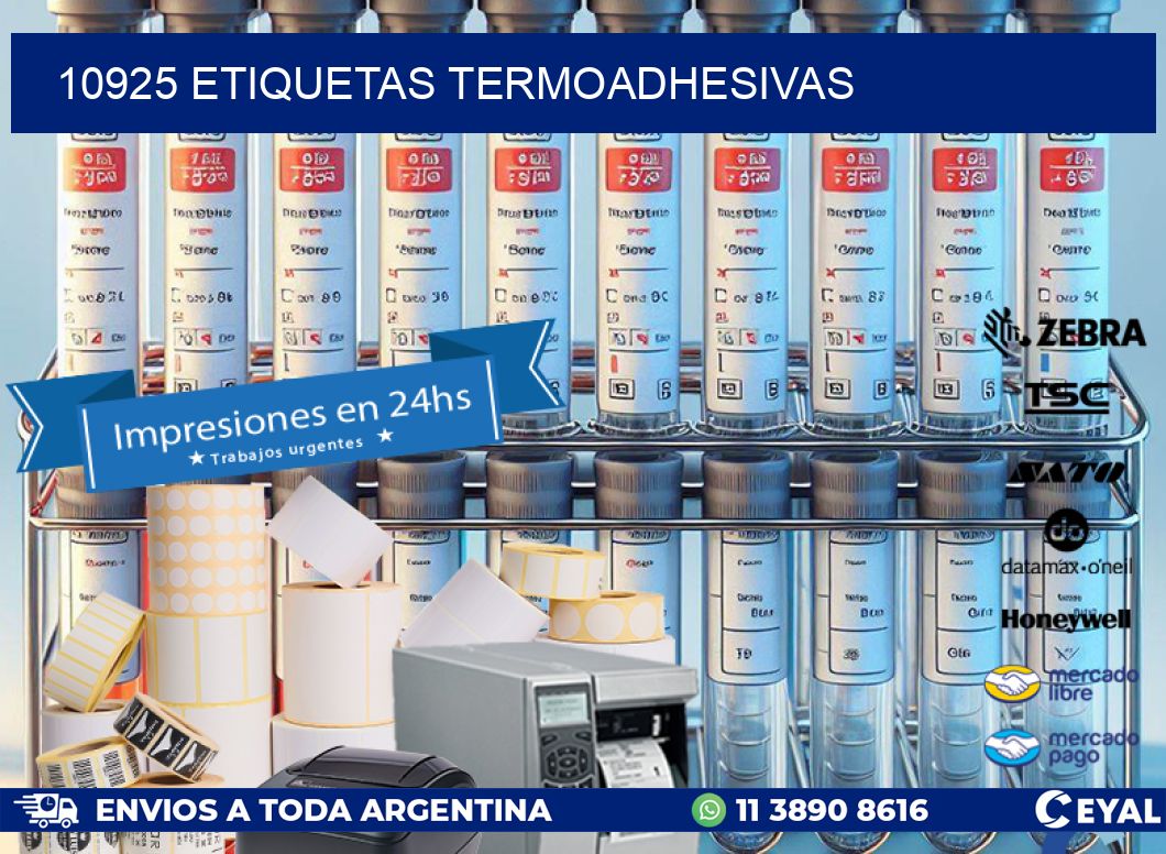 10925 etiquetas termoadhesivas