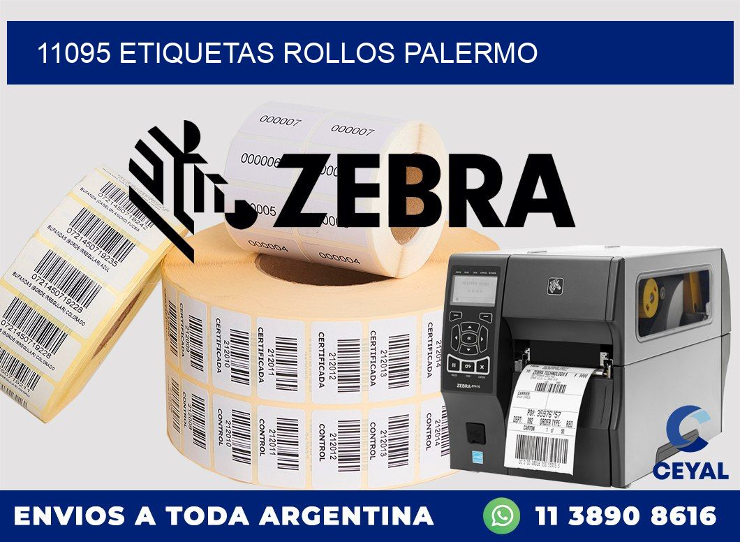 11095 etiquetas rollos PALERMO