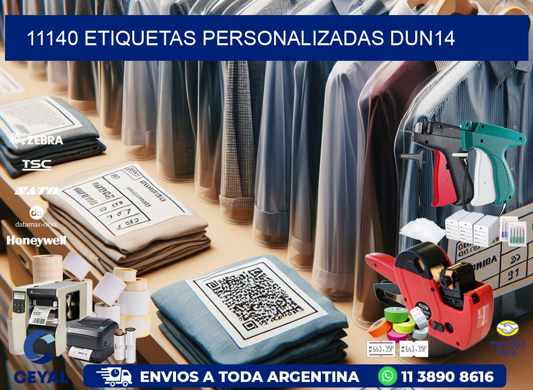 11140 Etiquetas personalizadas dun14