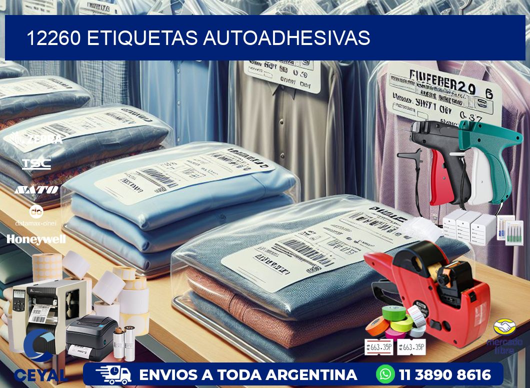 12260 etiquetas autoadhesivas