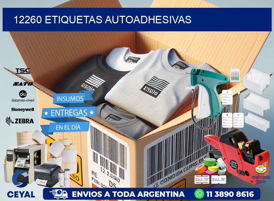12260 etiquetas autoadhesivas