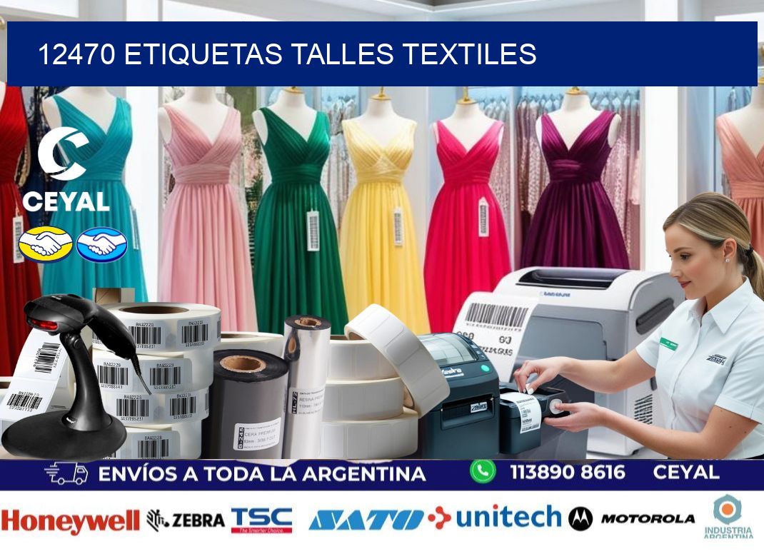 12470 ETIQUETAS TALLES TEXTILES