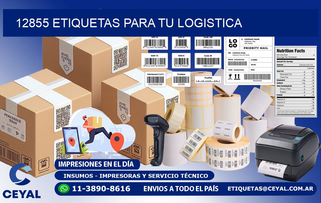 12855 etiquetas para tu logistica