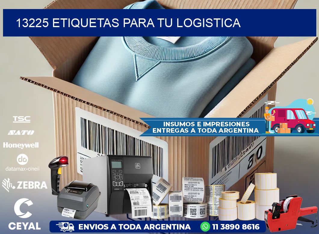 13225 etiquetas para tu logistica