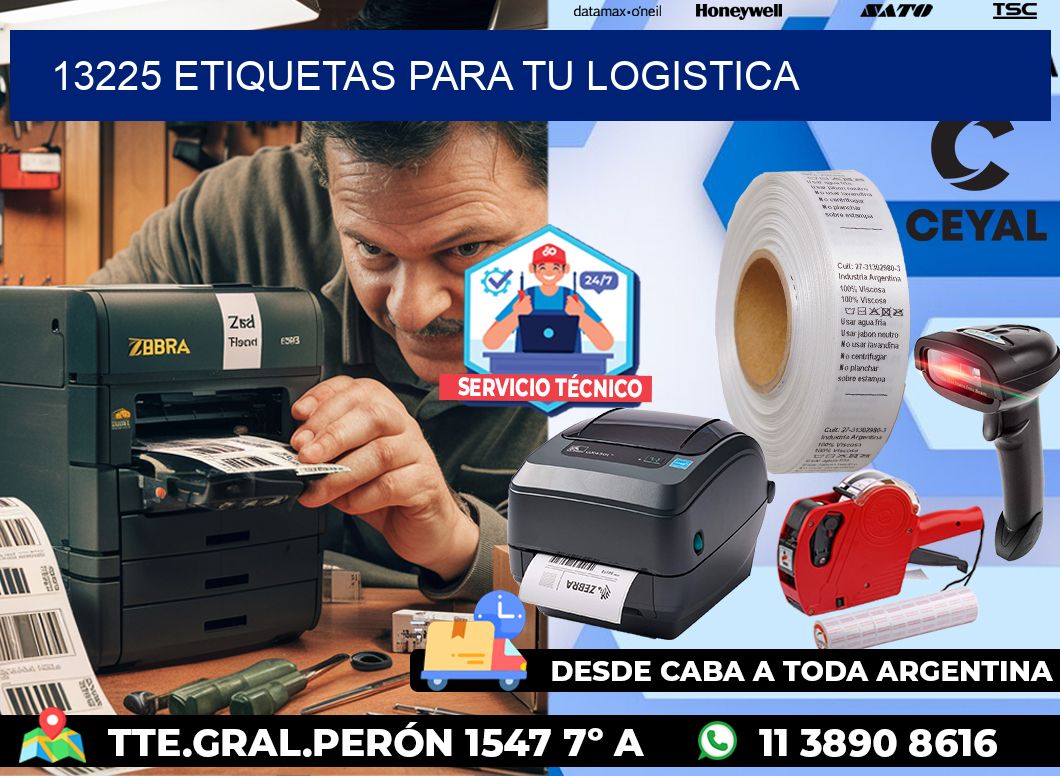 13225 etiquetas para tu logistica