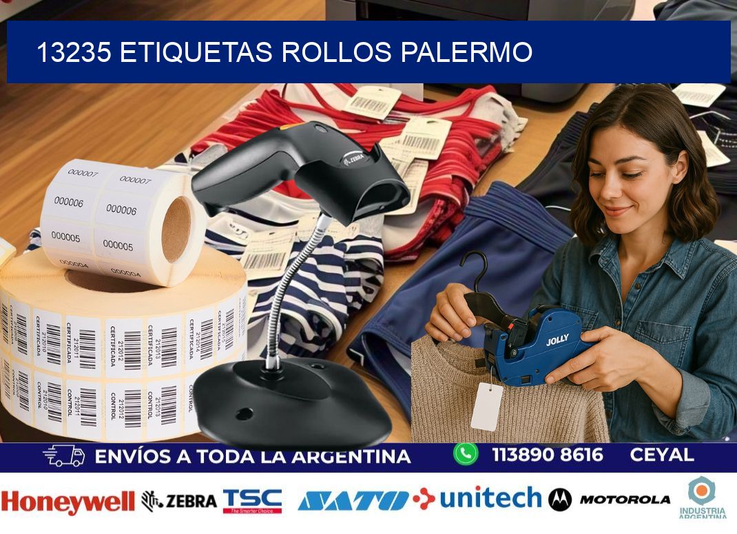 13235 etiquetas rollos PALERMO