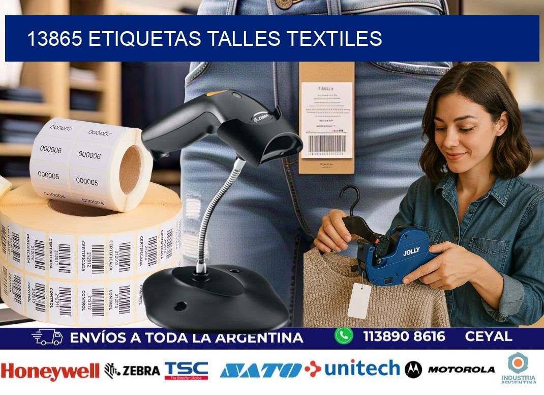 13865 ETIQUETAS TALLES TEXTILES