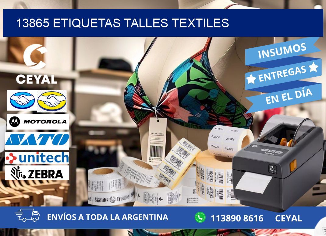 13865 ETIQUETAS TALLES TEXTILES