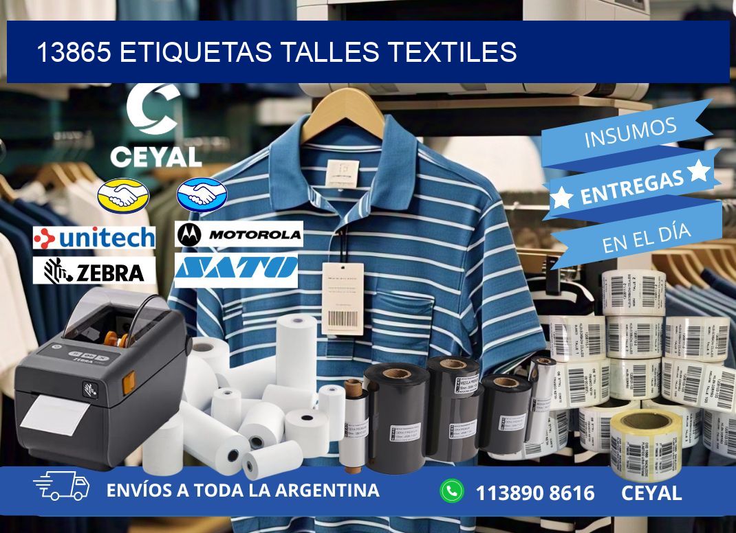 13865 ETIQUETAS TALLES TEXTILES