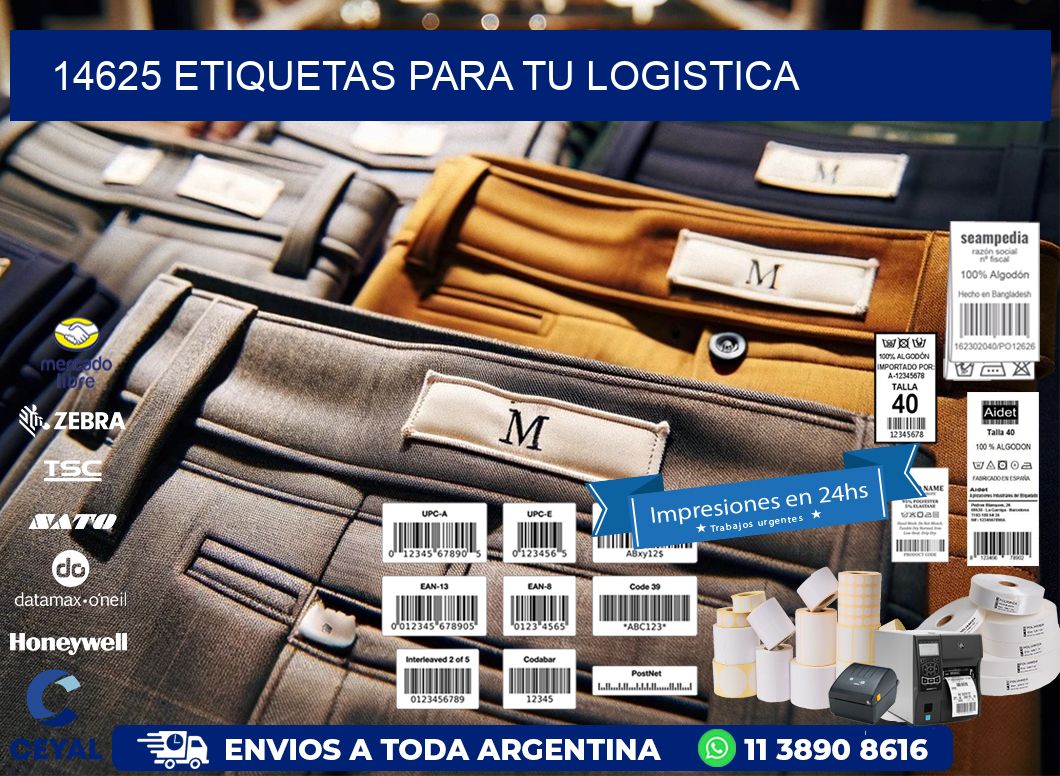 14625 etiquetas para tu logistica