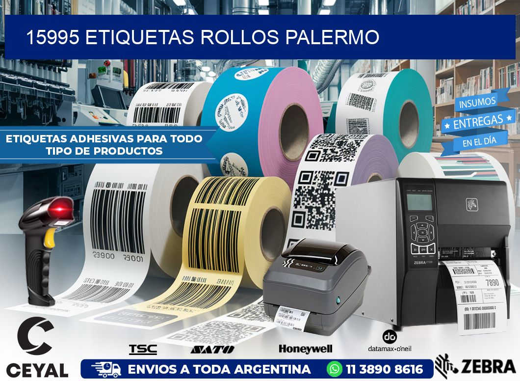 15995 etiquetas rollos PALERMO