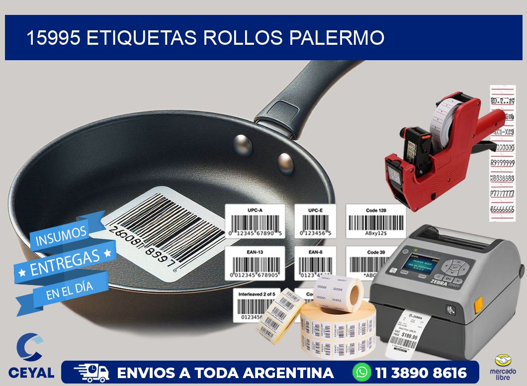 15995 etiquetas rollos PALERMO