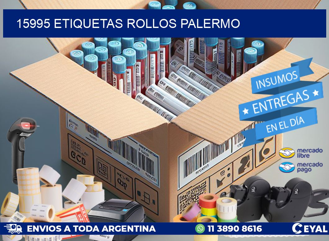 15995 etiquetas rollos PALERMO