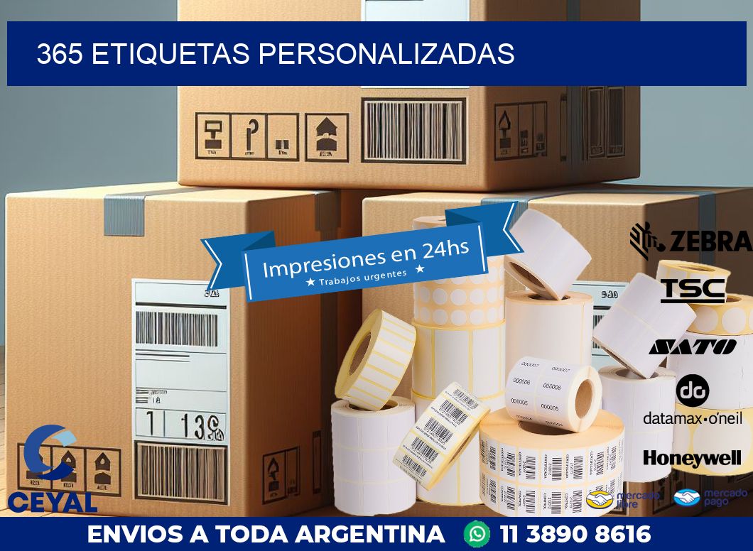 365 Etiquetas personalizadas