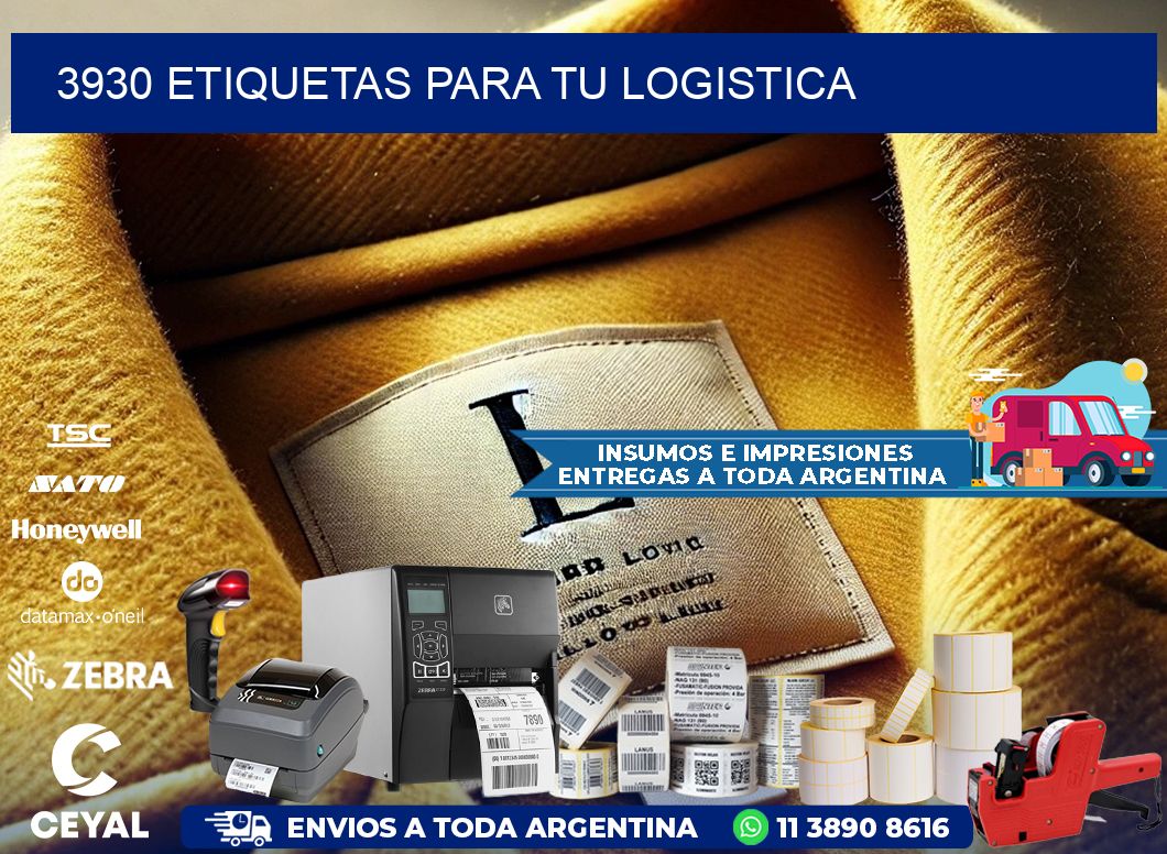 3930 etiquetas para tu logistica