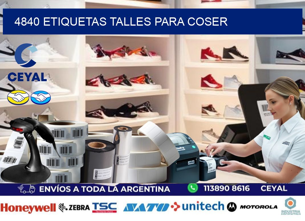 4840 ETIQUETAS TALLES PARA COSER