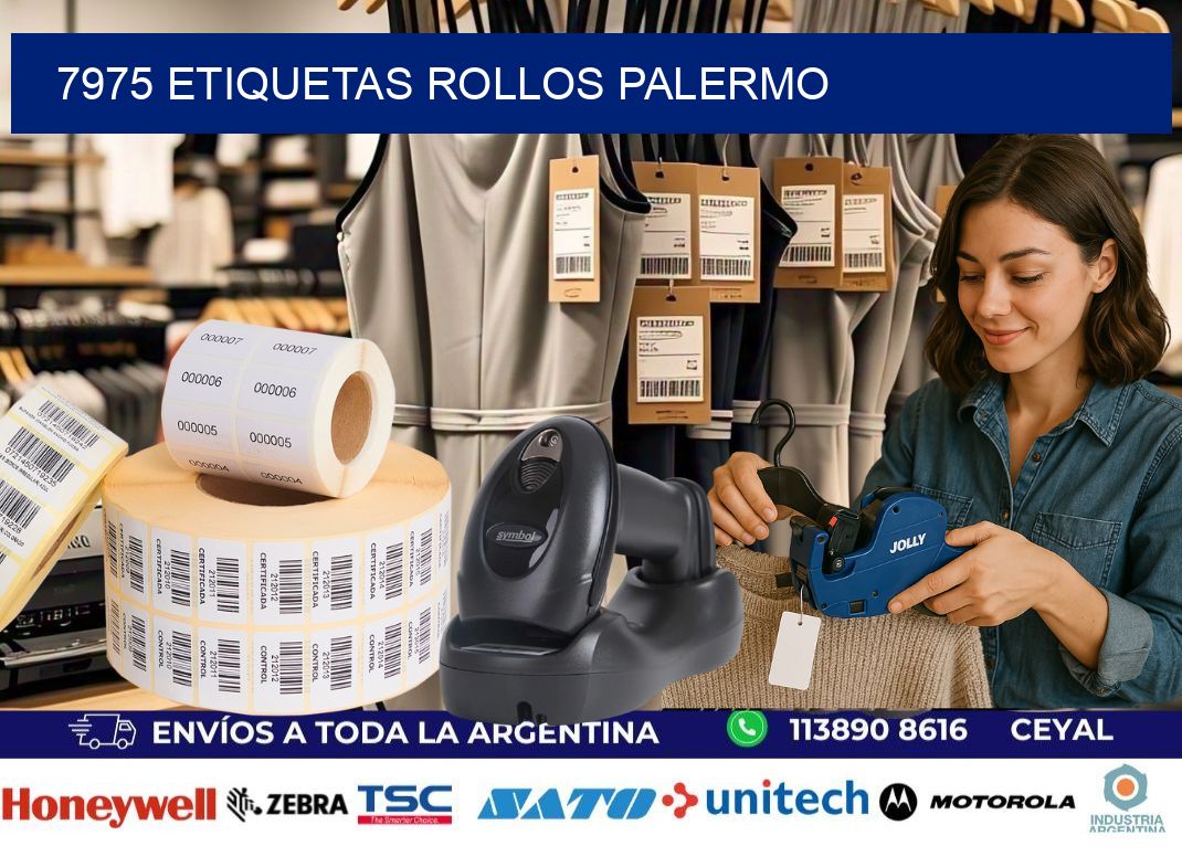 7975 etiquetas rollos PALERMO