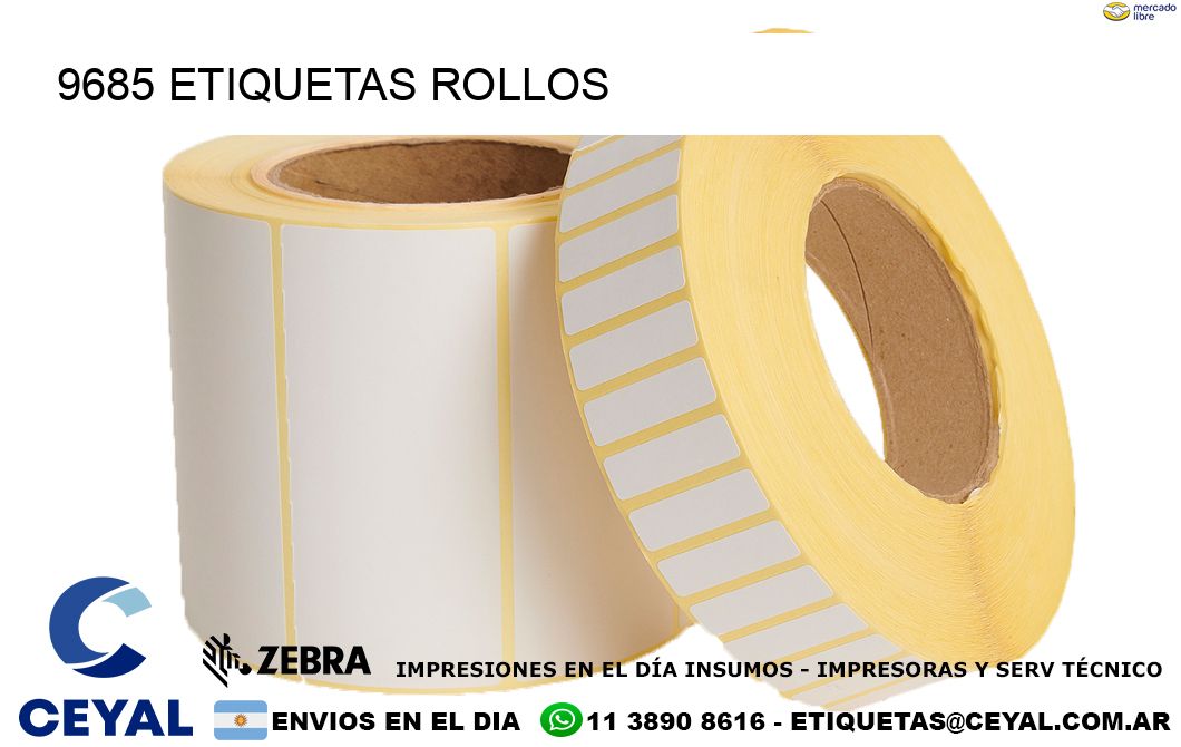 9685 etiquetas rollos