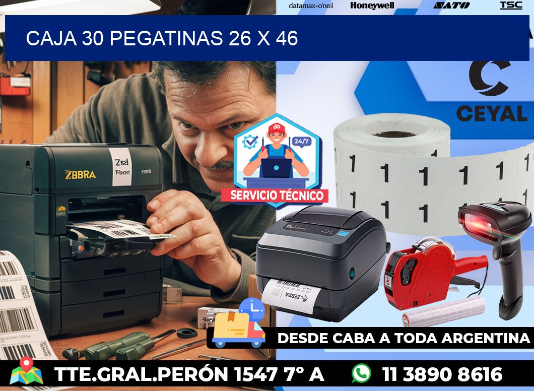 CAJA 30 PEGATINAS 26 x 46