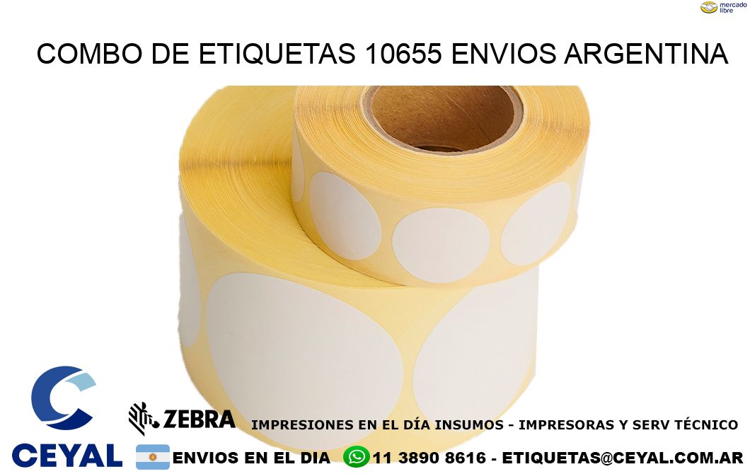 Combo de etiquetas 10655 ENVIOS ARGENTINA
