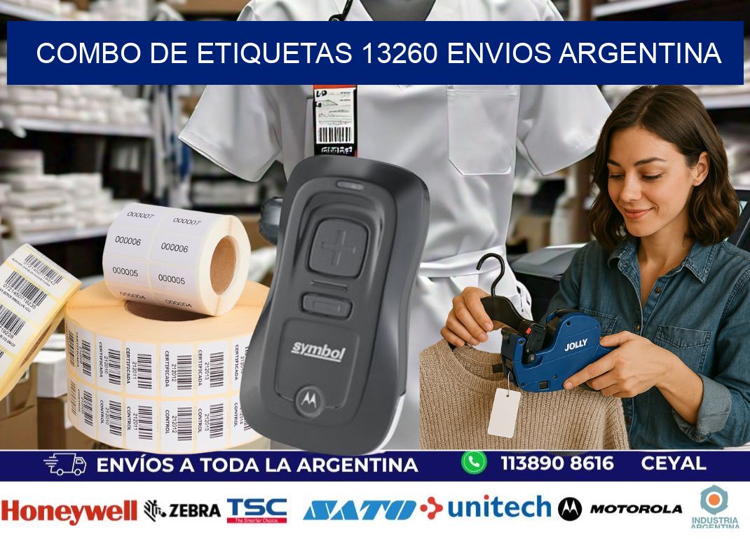 Combo de etiquetas 13260 ENVIOS ARGENTINA