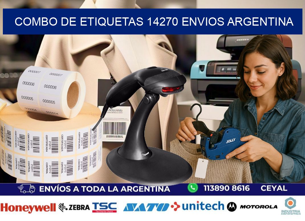 Combo de etiquetas 14270 ENVIOS ARGENTINA