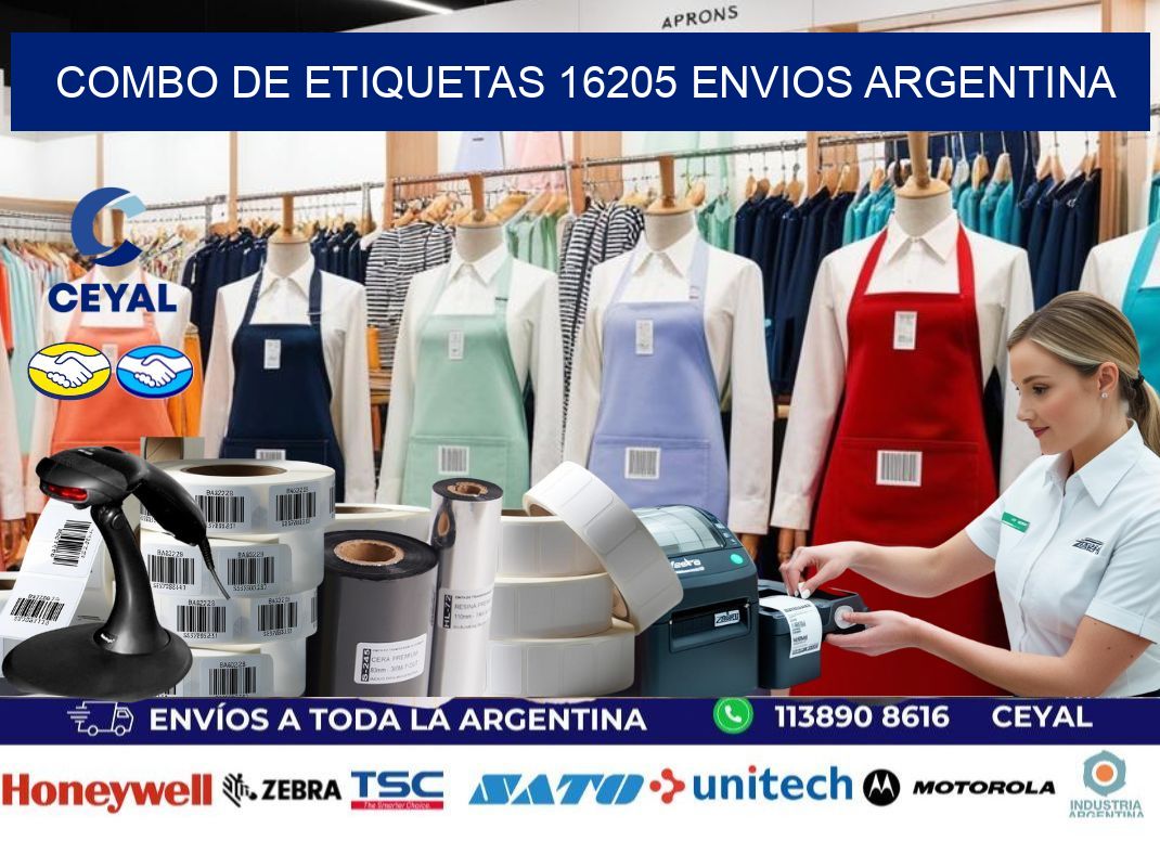 Combo de etiquetas 16205 ENVIOS ARGENTINA