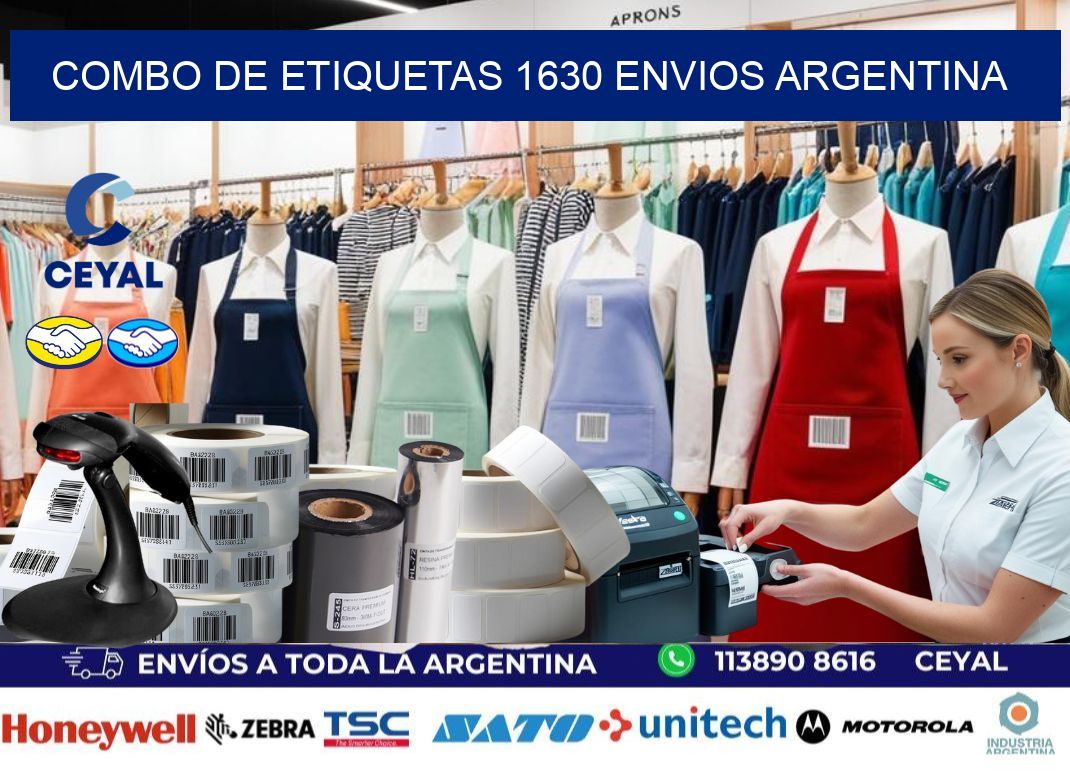 Combo de etiquetas 1630 ENVIOS ARGENTINA