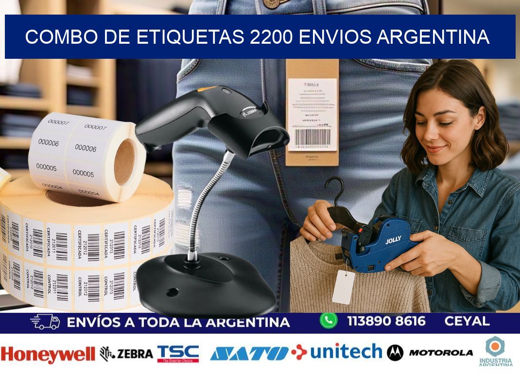 Combo de etiquetas 2200 ENVIOS ARGENTINA