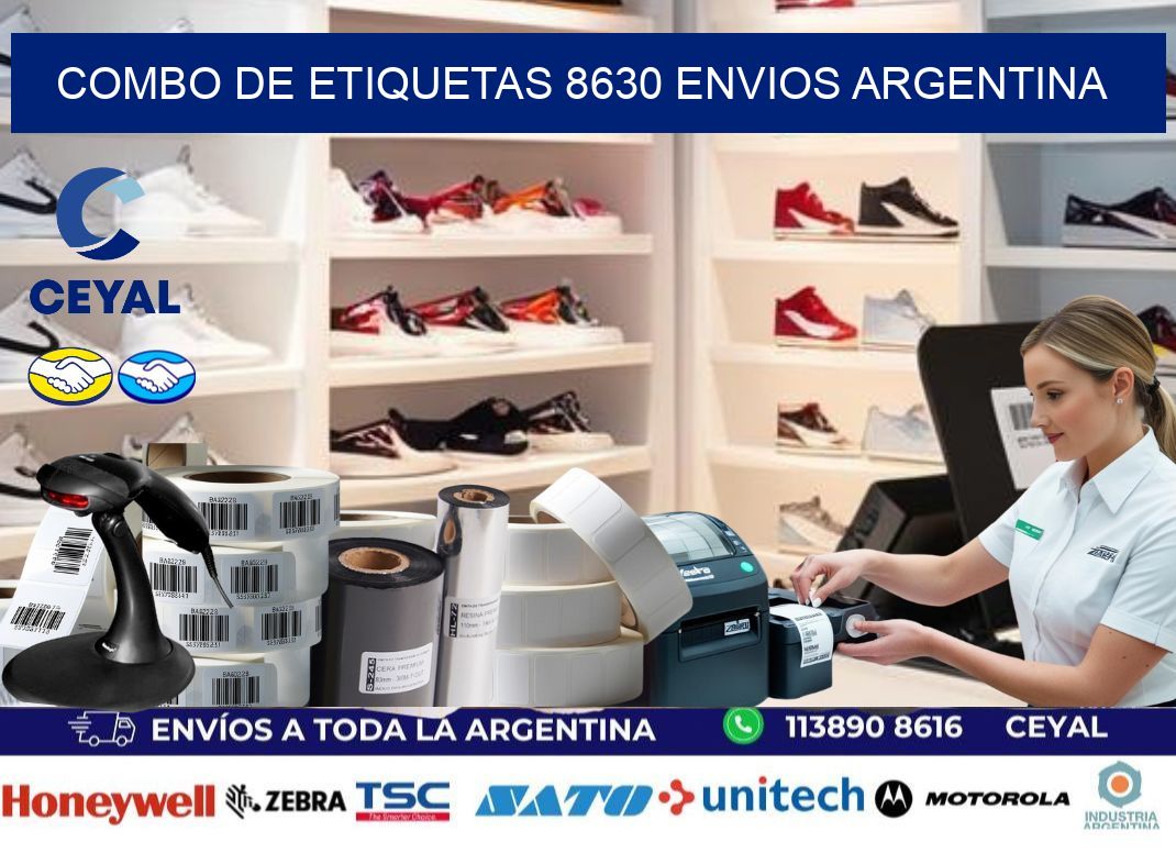 Combo de etiquetas 8630 ENVIOS ARGENTINA