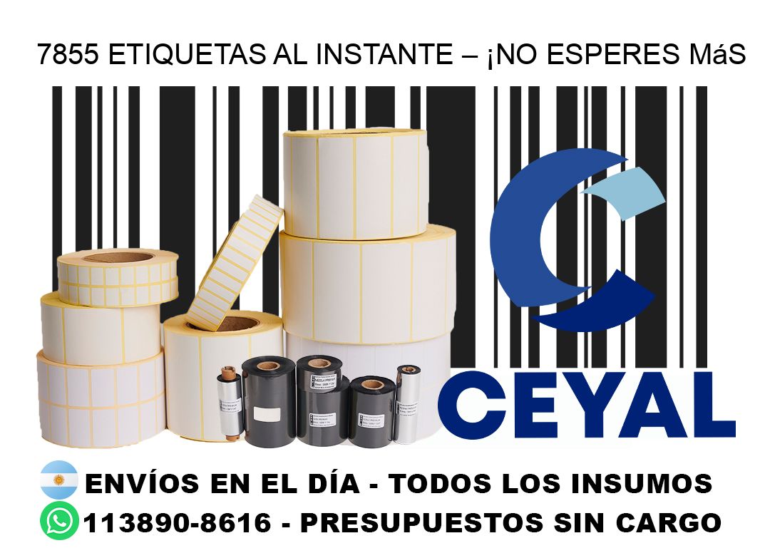 7855 Etiquetas al Instante – ¡No Esperes Más