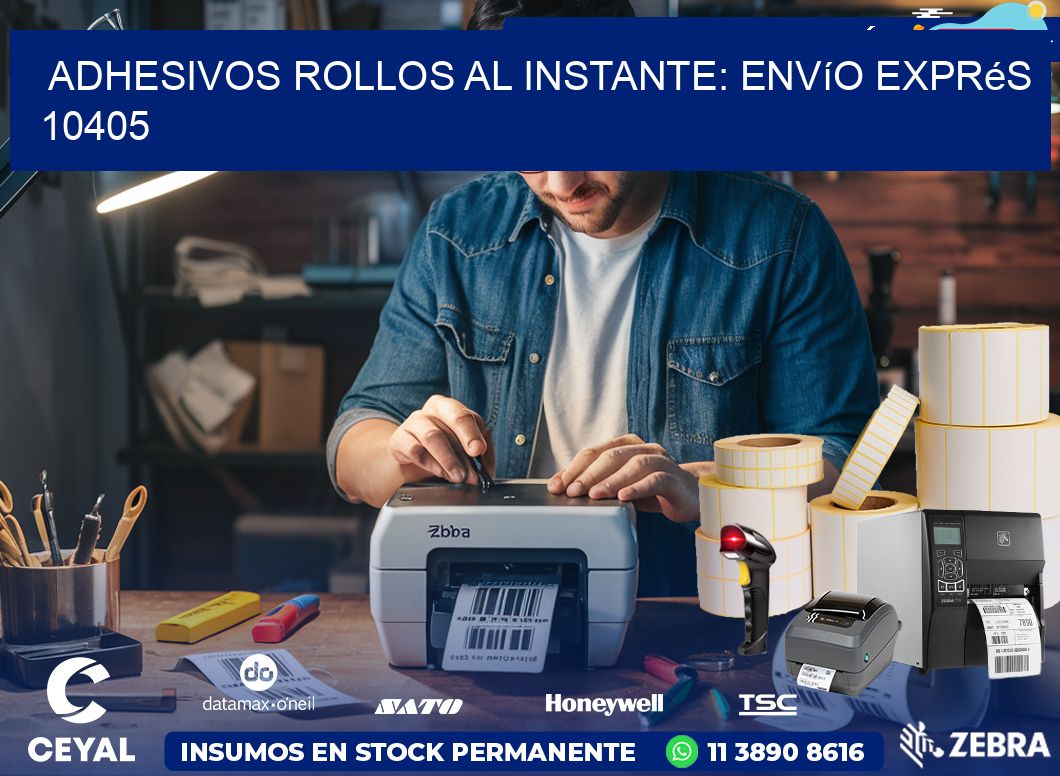 Adhesivos rollos al Instante: Envío Exprés 10405