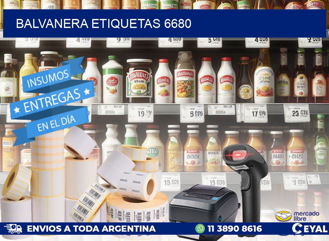 Balvanera etiquetas 6680