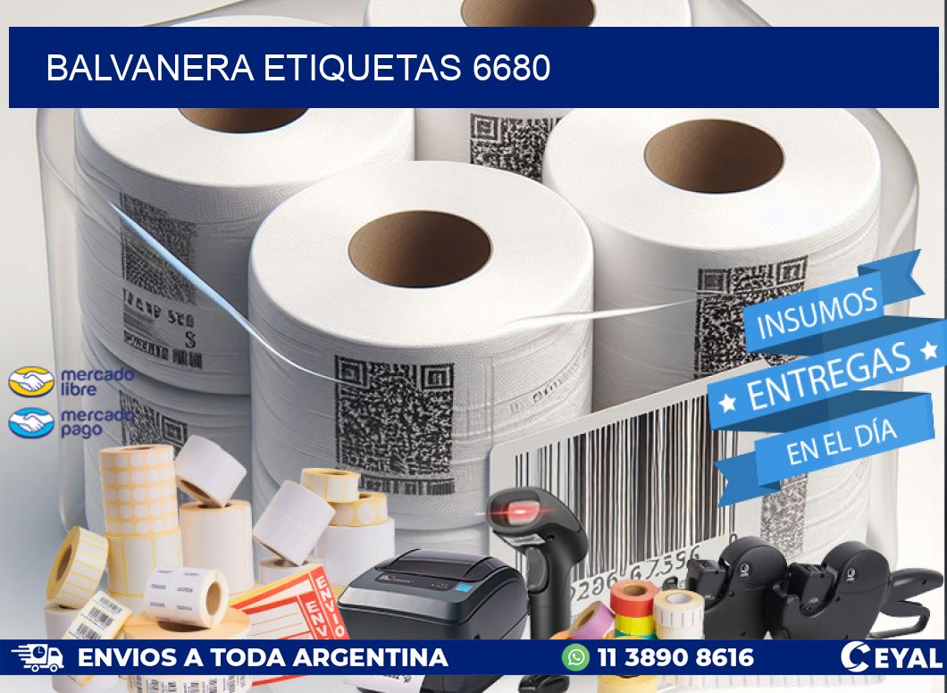Balvanera etiquetas 6680