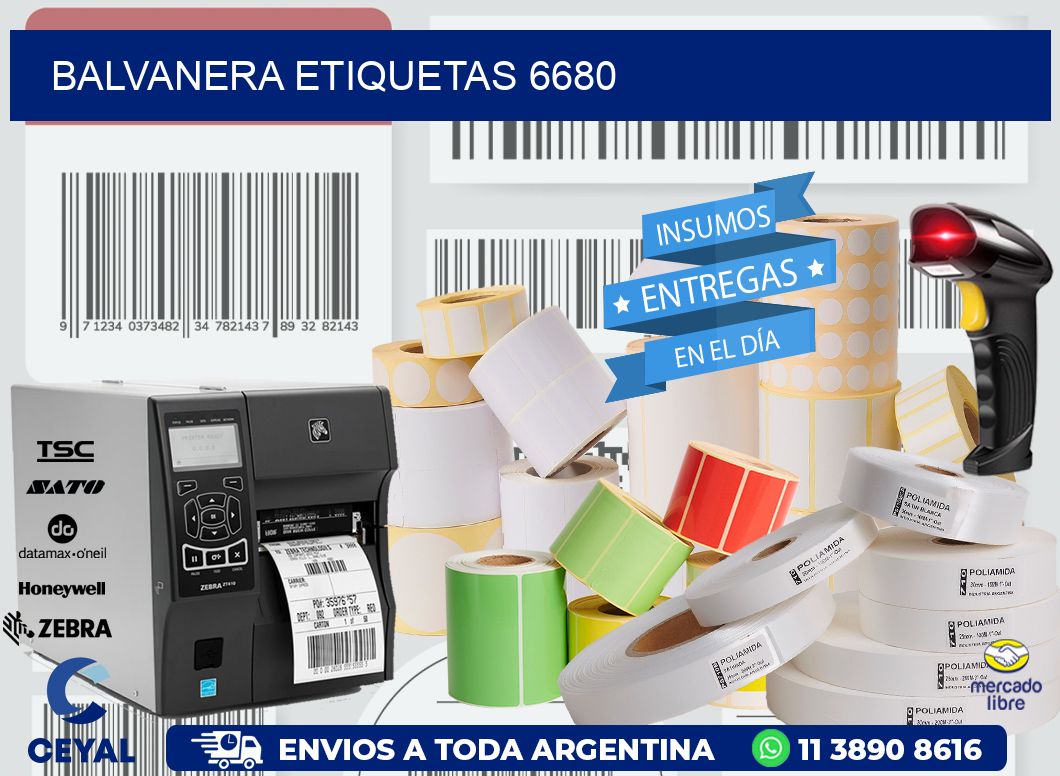 Balvanera etiquetas 6680