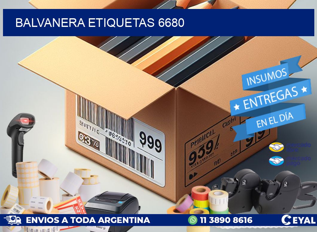Balvanera etiquetas 6680