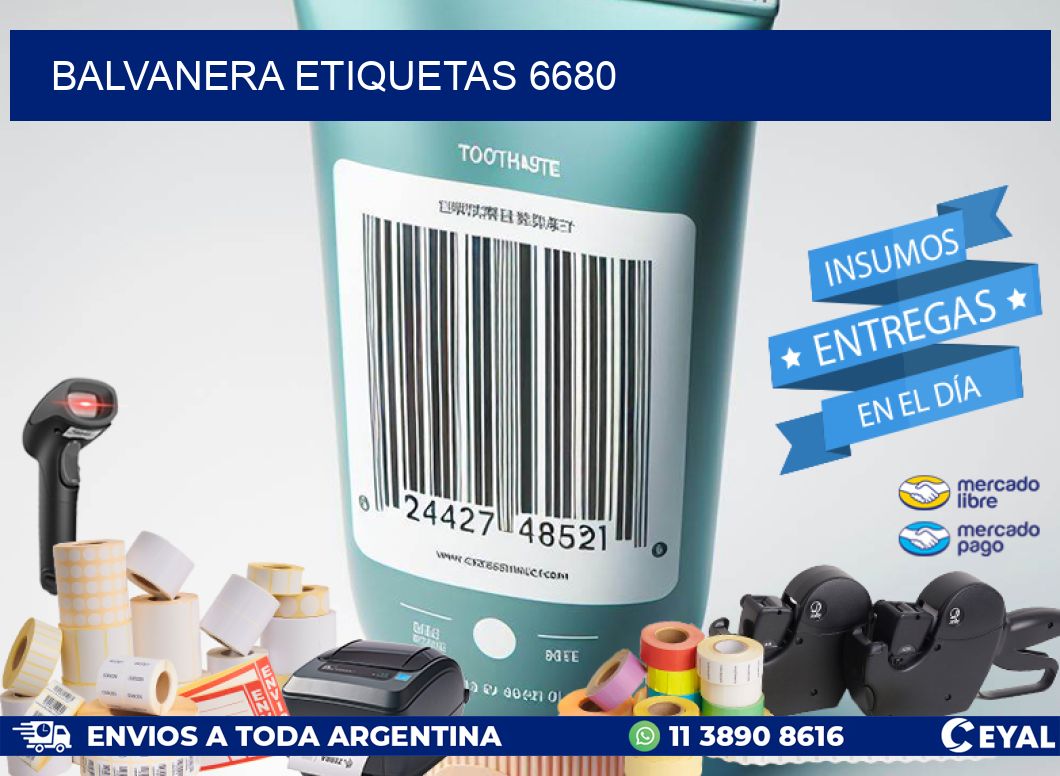 Balvanera etiquetas 6680