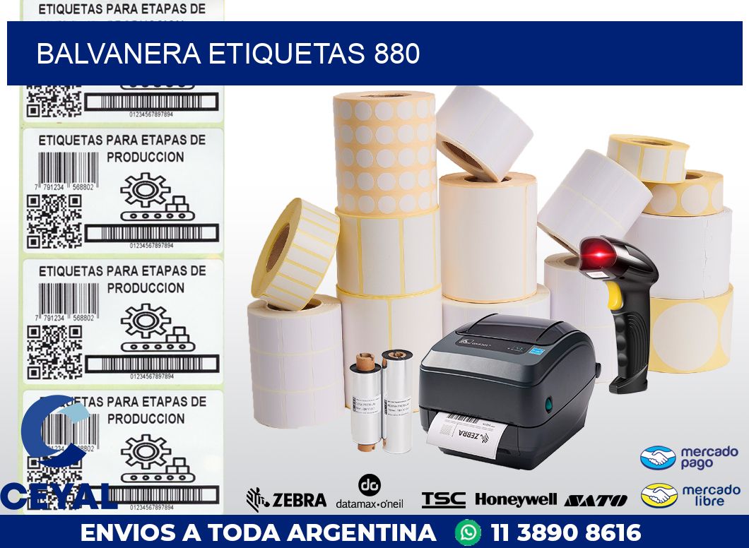 Balvanera etiquetas 880