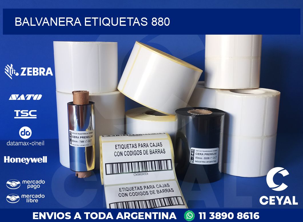 Balvanera etiquetas 880