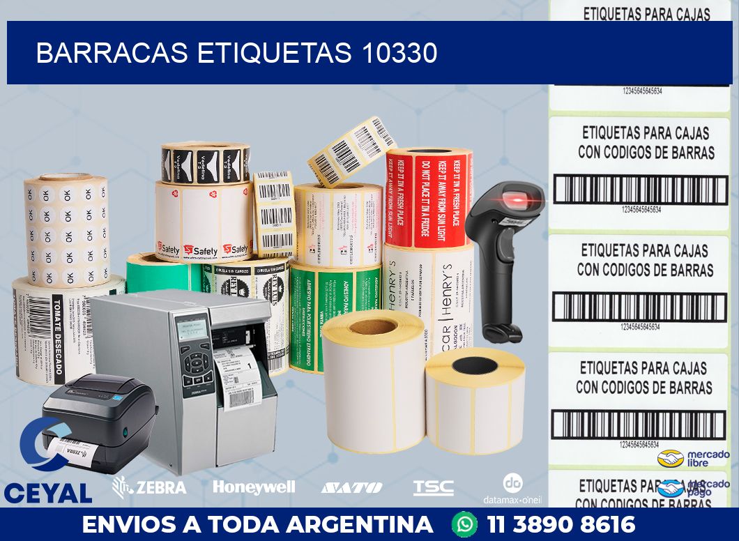 Barracas etiquetas 10330