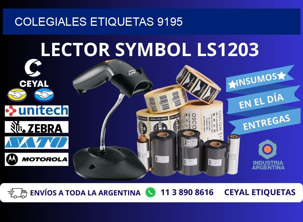 Colegiales etiquetas 9195