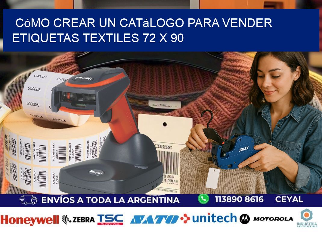 Cómo Crear un Catálogo para Vender Etiquetas Textiles 72 x 90
