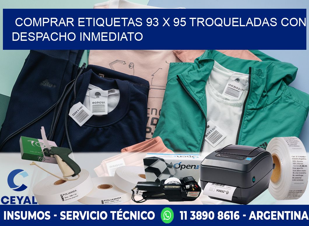 Comprar etiquetas 93 x 95 troqueladas con despacho inmediato