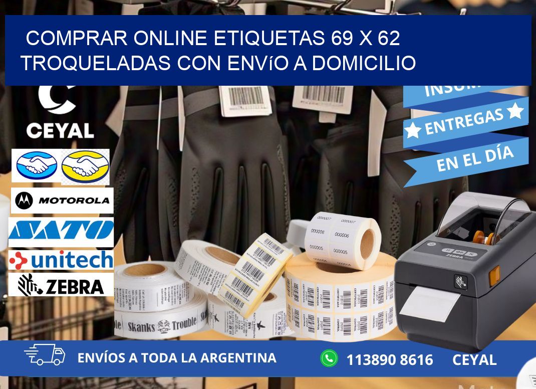 Comprar online etiquetas 69 x 62 troqueladas con envío a domicilio