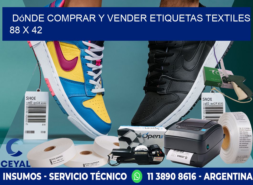 Dónde Comprar y Vender Etiquetas Textiles 88 x 42