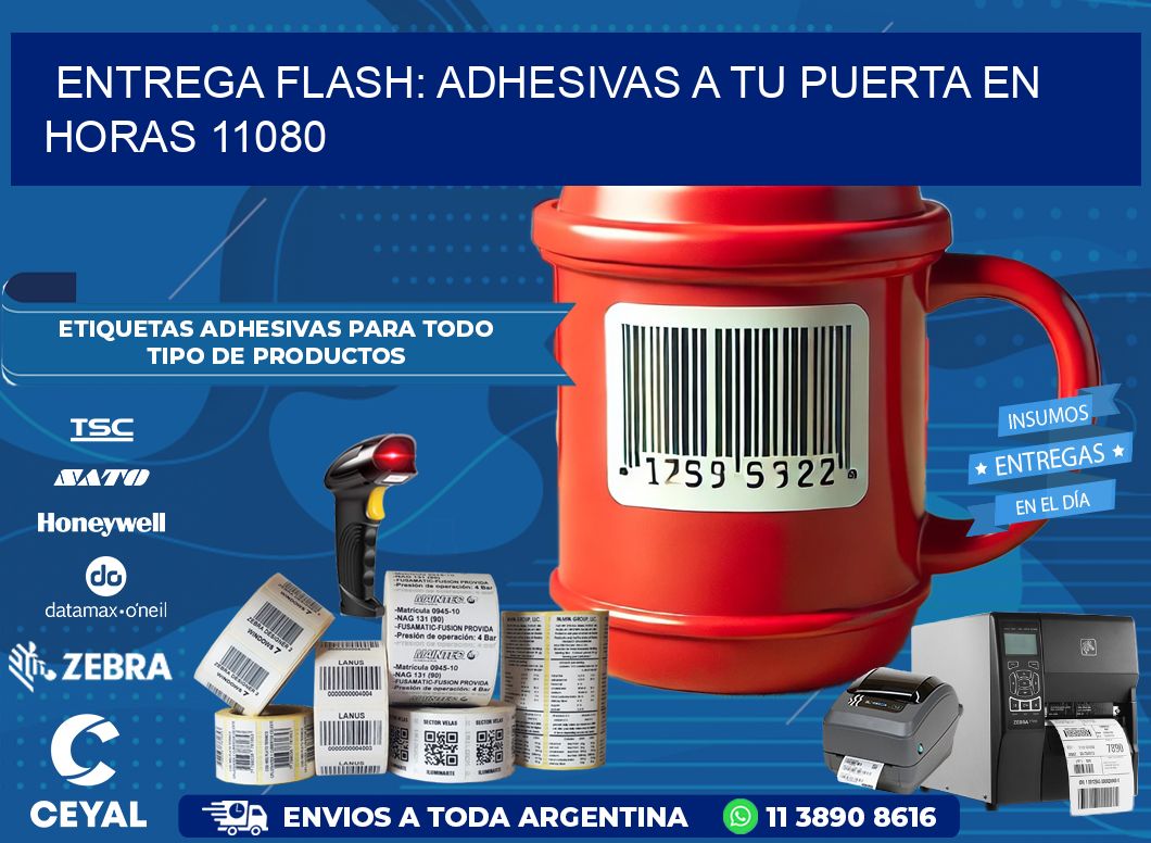 Entrega Flash: Adhesivas A Tu Puerta en Horas 11080