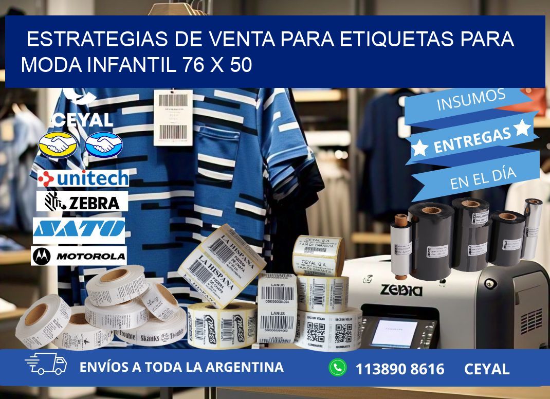Estrategias de Venta para Etiquetas para Moda Infantil 76 x 50