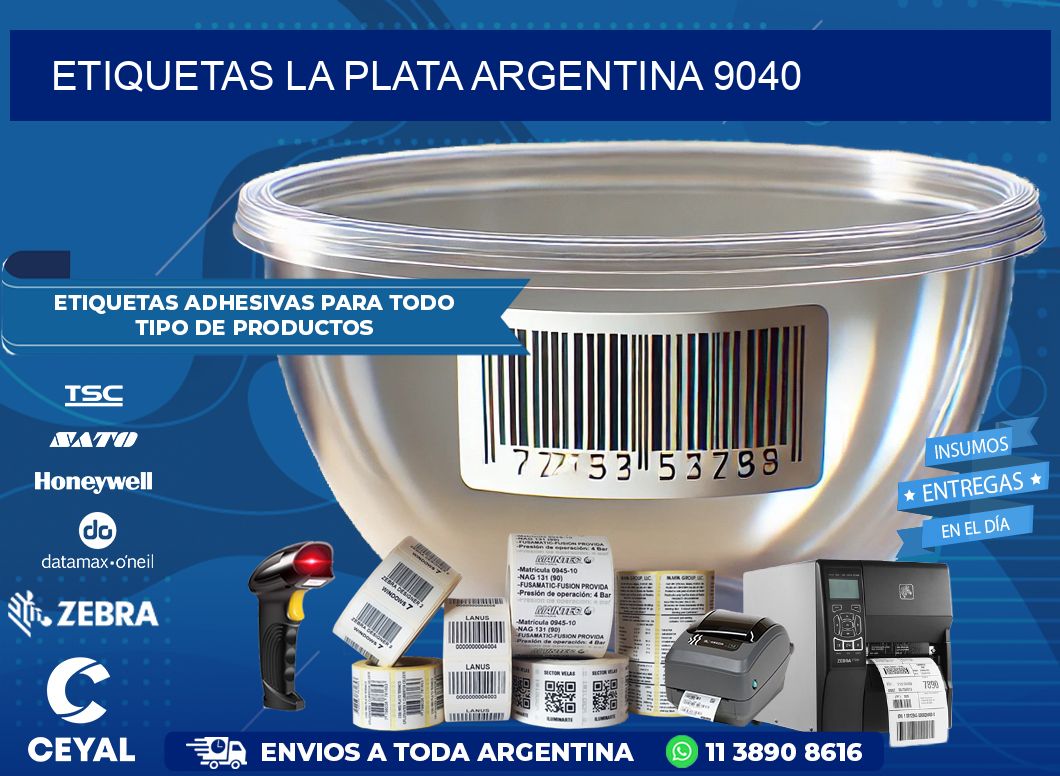 Etiquetas La Plata Argentina 9040