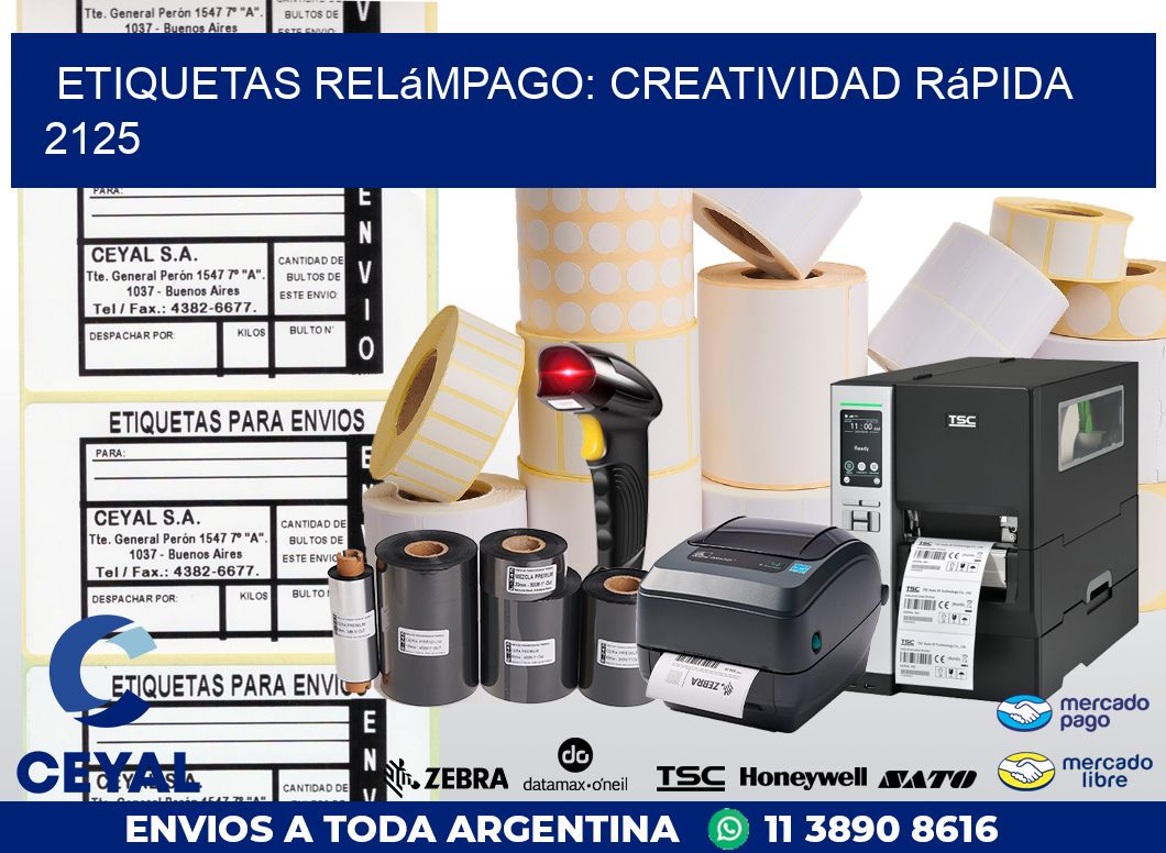 Etiquetas Relámpago: Creatividad Rápida 2125